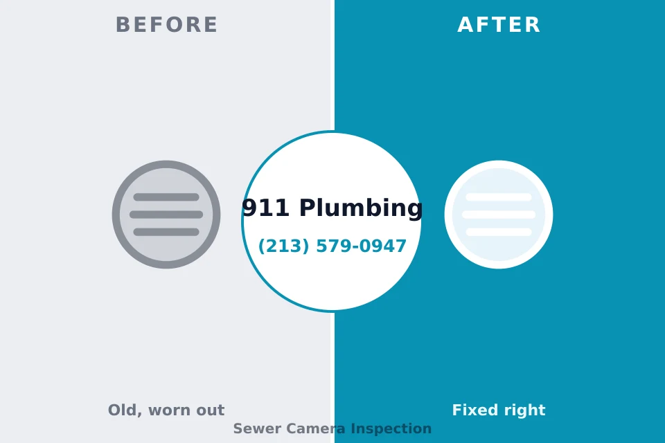 Before and after: plumbing company St. Francis, WI